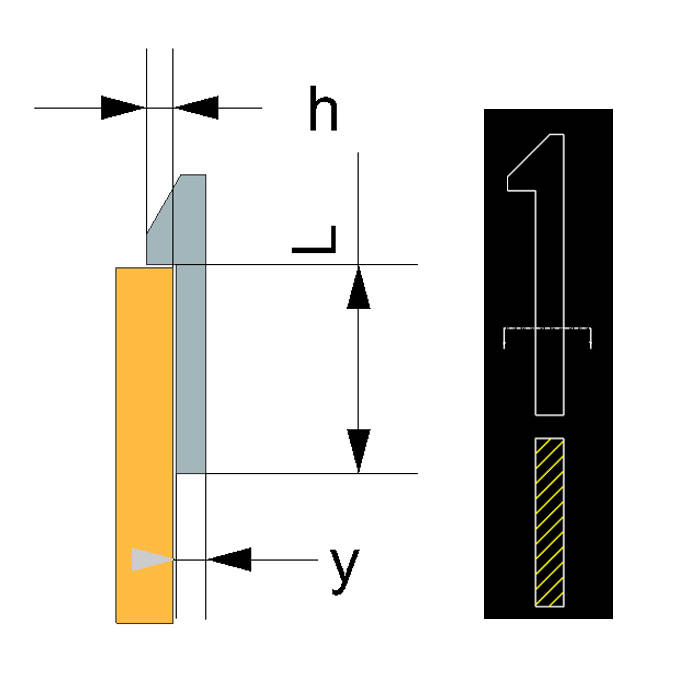Snap joints section(rectangle)