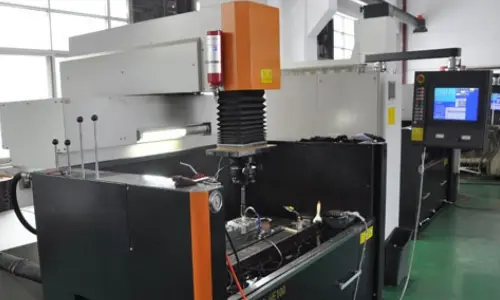EDM machining workshop at ShenZhen HUAKAIYU Technology Co., Ltd, a leading China precision plastic injection mould factory